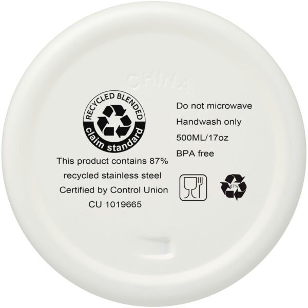 Bidón con aislamiento al vacío de 500 ml de cobre de acero inoxidable reciclado con certificación RCS "Vasa" - Imagen 7