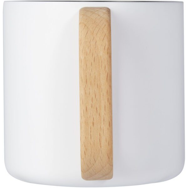 Taza de acero inoxidable reciclado con certificado RCS con aislamiento de cobre de 360 ml "Bjorn" - Imagen 6