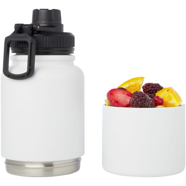 Bidón deportivocon aislamiento de acero inoxidable  de 840 ml con certificación RCS "Dupeca" - Imagen 6
