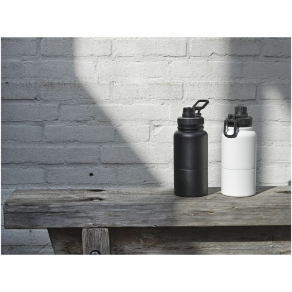 Bidón deportivocon aislamiento de acero inoxidable  de 840 ml con certificación RCS "Dupeca" - Imagen 7