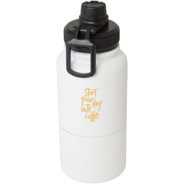 Bidón deportivocon aislamiento de acero inoxidable  de 840 ml con certificación RCS "Dupeca" - Imagen 3