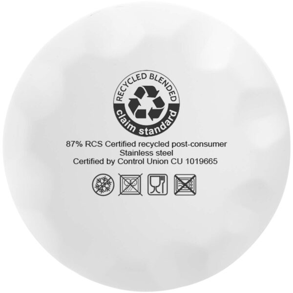 Bidón con aislamiento de acero inoxidable reciclado de 500 ml con certificación RCS  "Cove"  - Imagen 6