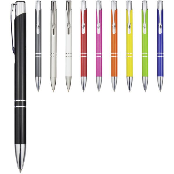 Bolígrafo de aluminio reciclado "Moneta" (tinta negra) - Imagen 6