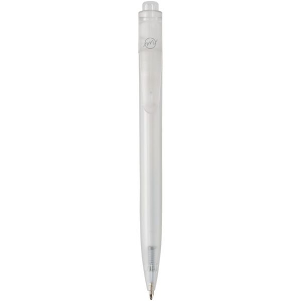 Bolígrafo de plástico oceánico "Thalaasa" (tinta negra) - Imagen 2
