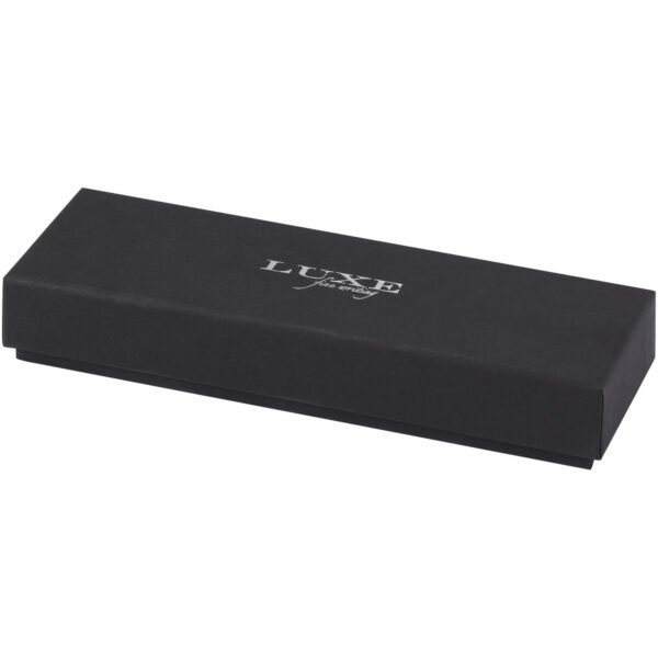 Set de regalo de bolígrafo y rollerball de aluminio reciclado "Lucetto" (tinta negra) - Imagen 4