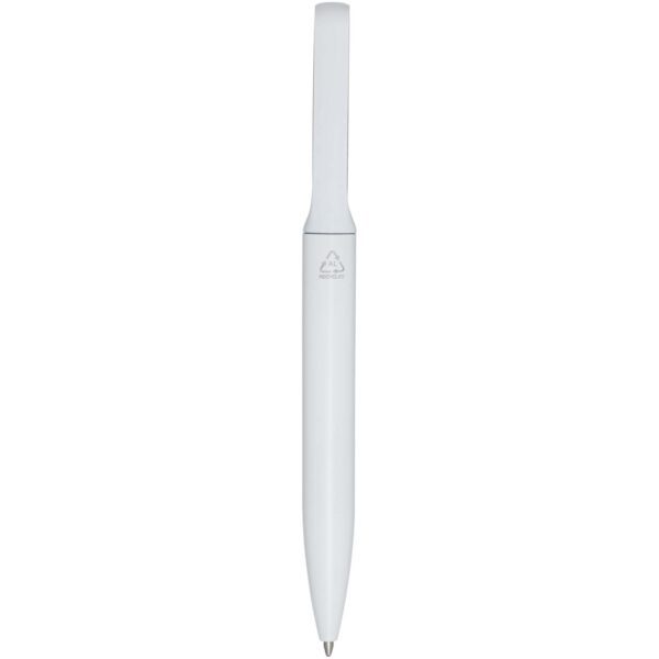 Bolígrafo de aluminio reciclado "Blanca" (tinta azul) - Imagen 5