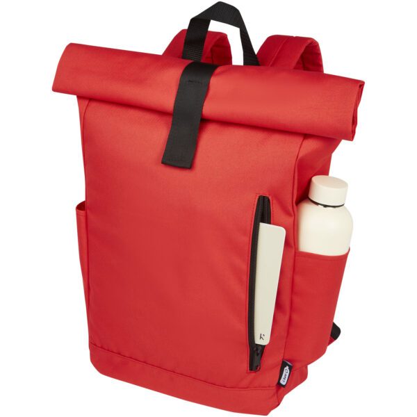 Mochila enrollable de 15,6" GRS RPET de 18 L "Byron" - Imagen 6