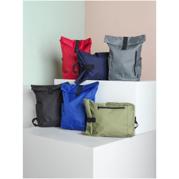 Mochila enrollable de 15,6" GRS RPET de 18 L "Byron" - Imagen 9