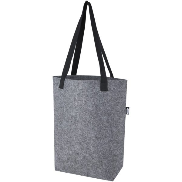 Bolsa Tote de fieltro reciclado GRS con fondo ancho de 12 L "Felta" - Imagen 2