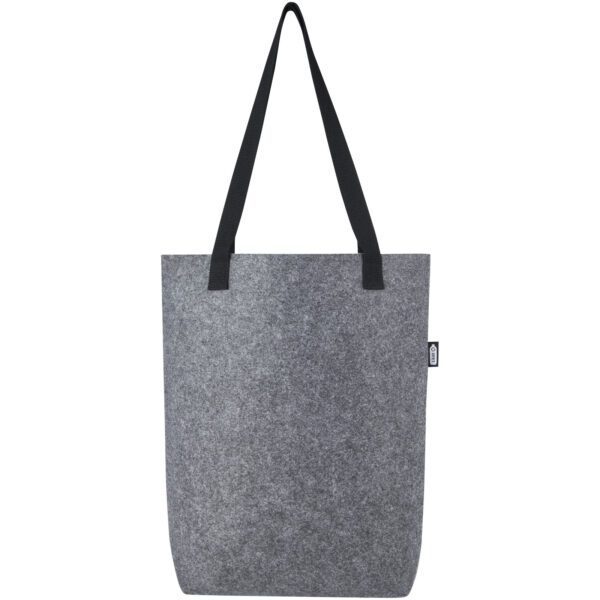 Bolsa Tote de fieltro reciclado GRS con fondo ancho de 12 L "Felta" - Imagen 4