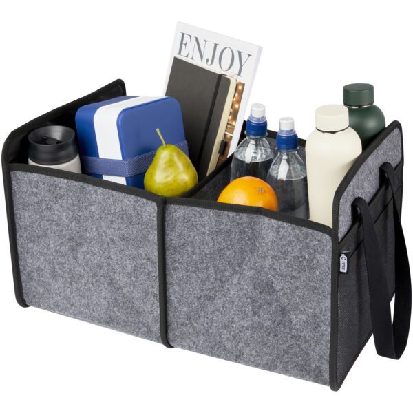 Organizador de coche plegable de fieltro reciclado GRS "Felta" - Imagen 6