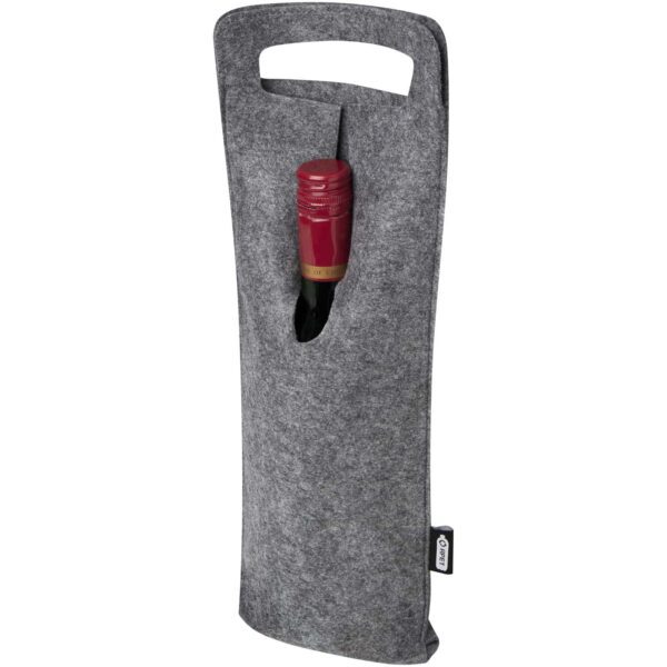 Bolsa de vino de fieltro reciclado GRS de 75 cl "Felta" - Imagen 2