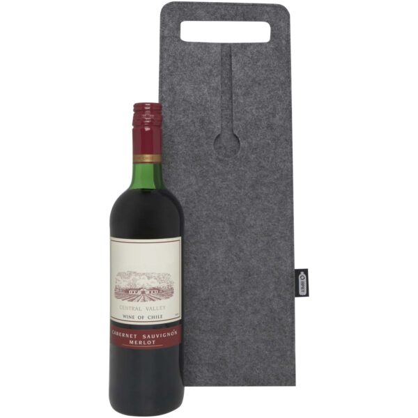 Bolsa de vino de fieltro reciclado GRS de 75 cl "Felta" - Imagen 6