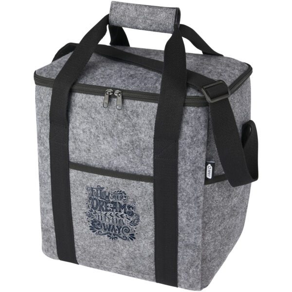 Bolsa isotérmica de fieltro reciclado GRS para botellas de 21 L "Felta" - Imagen 3