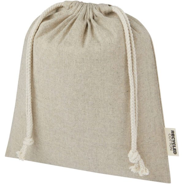 Bolsa de regalo mediana de 1,5 l de algodón reciclado GRS de 150 g/m² "Pheebs" - Imagen 2