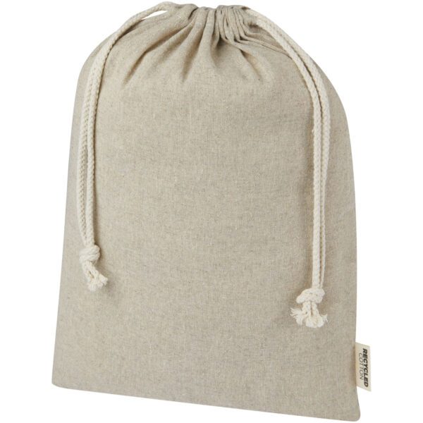 Bolsa de regalo grande de 4 l de algodón reciclado GRS de 150 g/m² "Pheebs" - Imagen 2