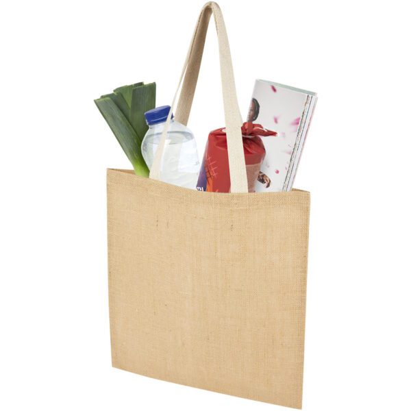 Bolsa Tote de yute de 300 g/m² de 7 L "Juta" - Imagen 5