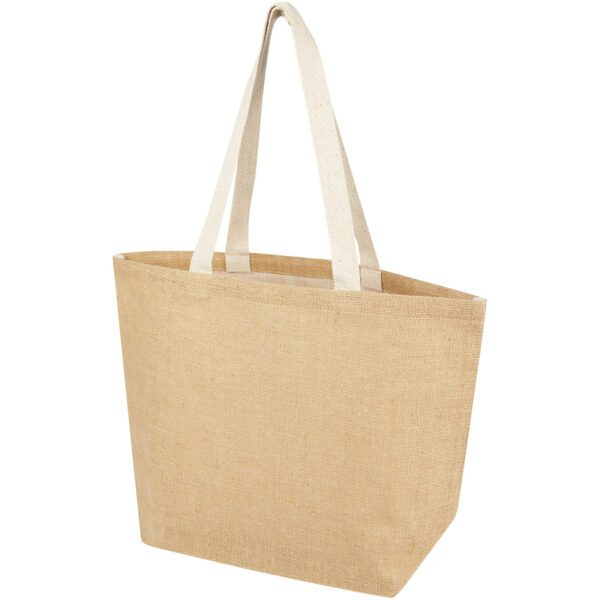 Bolsa Tote de yute de 300 g/m² de 12L "Juta" - Imagen 2