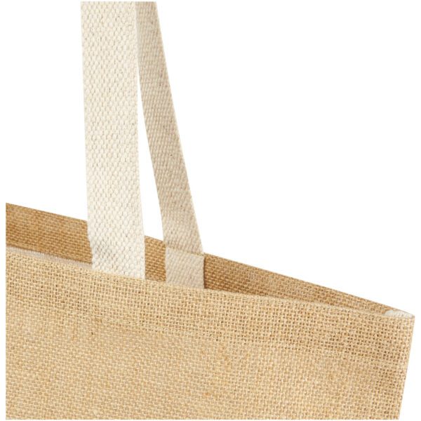 Bolsa Tote de yute de 300 g/m² de 12L "Juta" - Imagen 4