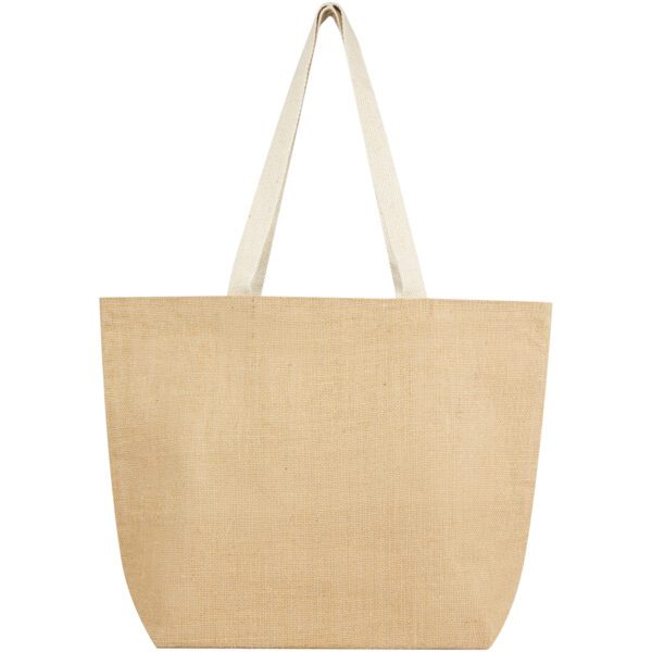 Bolsa Tote de yute de 300 g/m² de 12L "Juta" - Imagen 3