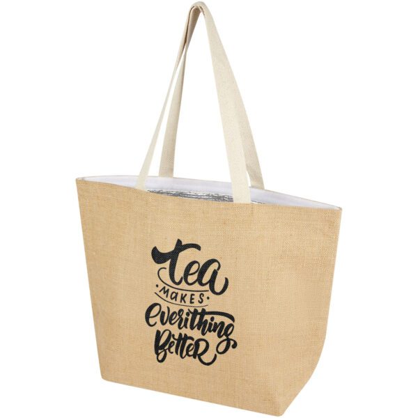 Bolsa Tote isotérmica de yute de 300 g/m² de 12 L "Juta" - Imagen 3