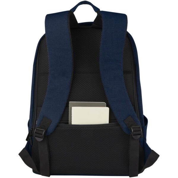 Mochila antirrobo de 18 L para portátil de 15,6" de lona reciclada GRS "Joey" - Imagen 8