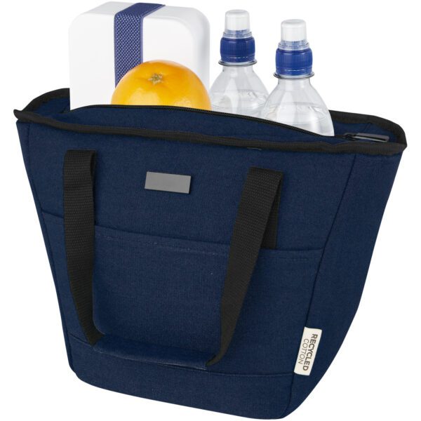 Bolsa isotérmica de 6 L para almuerzo y 9 latas de lona reciclada GRS "Joey" - Imagen 6