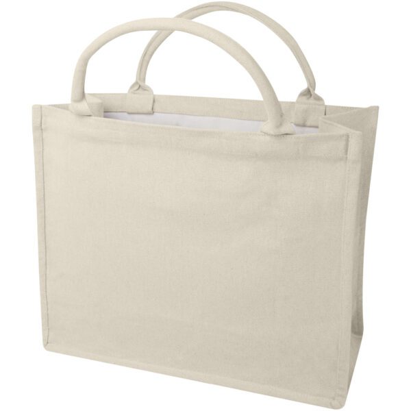 Bolsa Tote cuadrada de 500 g/m² con material reciclado Aware™ "Page" - Imagen 2