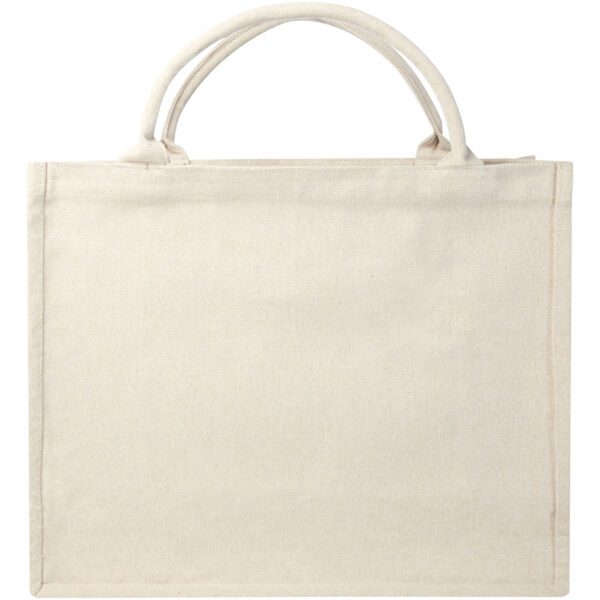 Bolsa Tote cuadrada de 500 g/m² con material reciclado Aware™ "Page" - Imagen 4