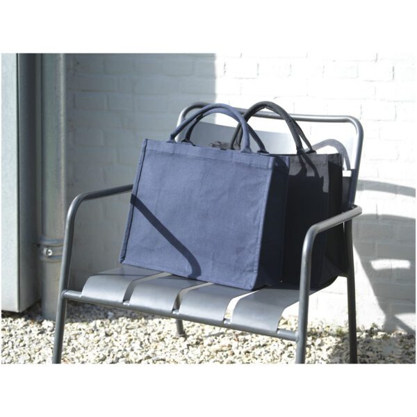 Bolsa Tote cuadrada de 500 g/m² con material reciclado Aware™ "Page" - Imagen 7