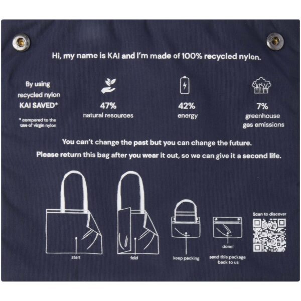 Bolsa Tote circular reciclada GRS "Kai" - Imagen 6