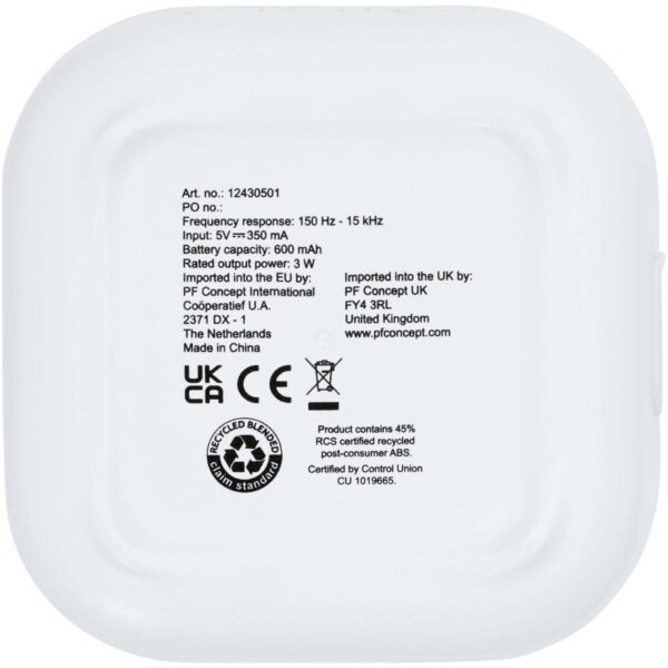 Minialtavoz Bluetooth® de plástico reciclado 2.0 de 3 W con certificación RCS "Stark" - Imagen 6