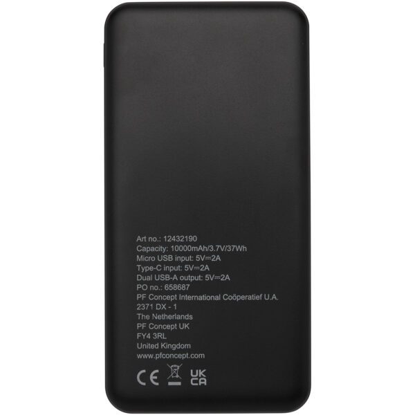 Batería externa de plástico reciclado de 10 000 mAh "Loop" - Imagen 6