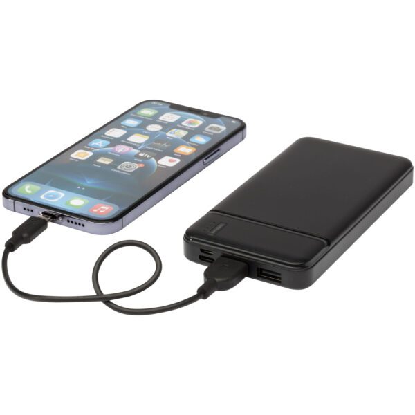 Batería externa de plástico reciclado de 10 000 mAh "Loop" - Imagen 9