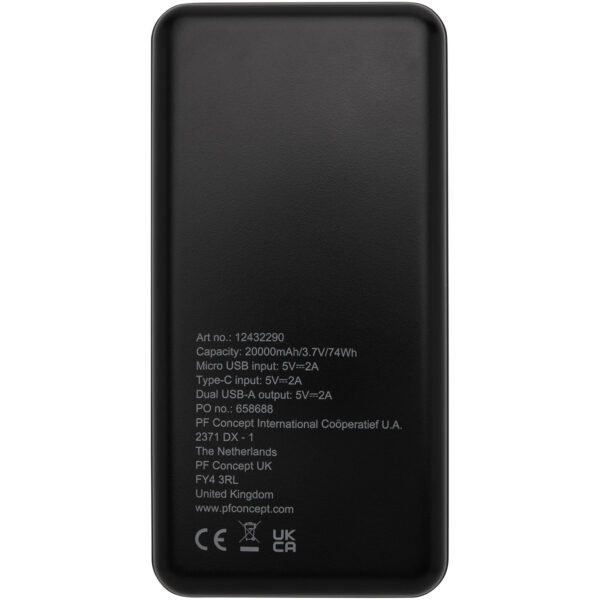 Batería externa de plástico reciclado de 20 000 mAh "Loop" - Imagen 6