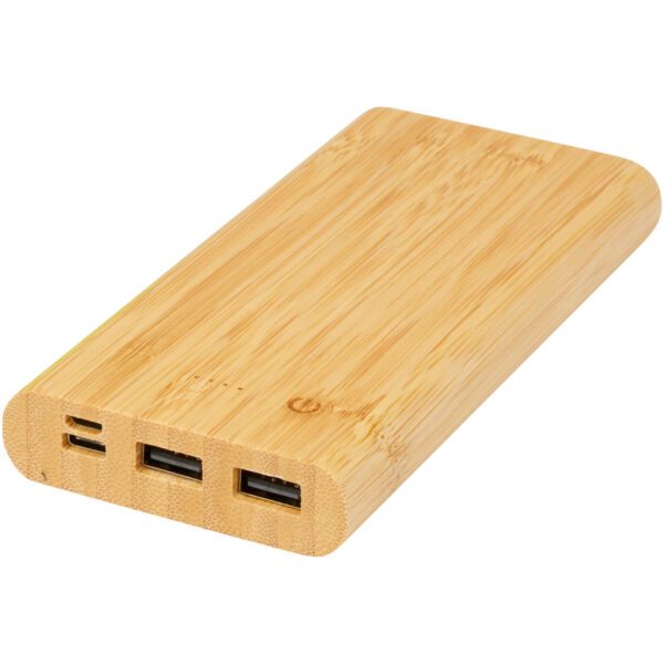 Batería externa de 10,000 mAh de bambú "Tulda" - Imagen 2