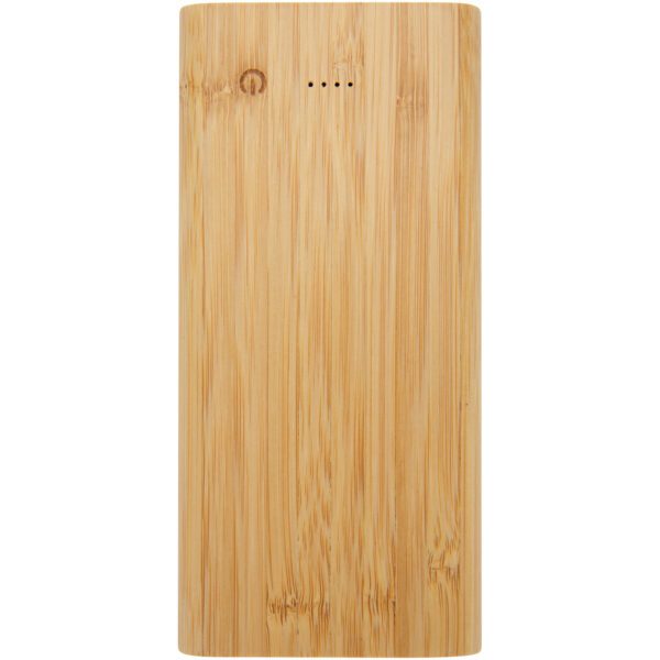 Batería externa de 10,000 mAh de bambú "Tulda" - Imagen 5