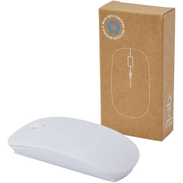 Ratón inalámbrico de plástico reciclado RCS "Menlo" - Imagen 6