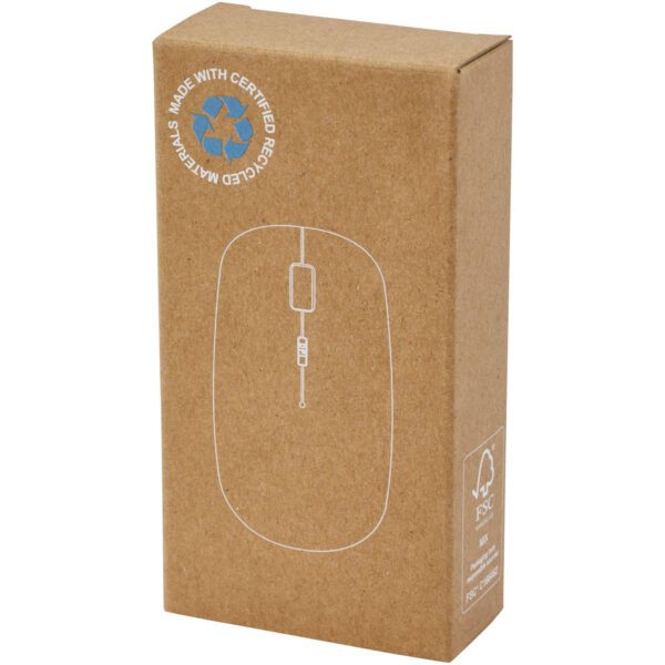 Ratón inalámbrico de plástico reciclado RCS "Menlo" - Imagen 4