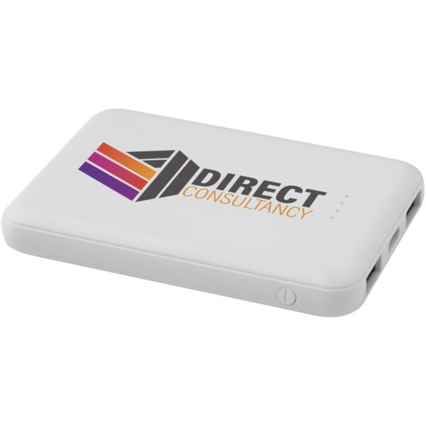 Batería externa tipo C de plástico reciclado de 5000 mAh "Asama" - Imagen 3