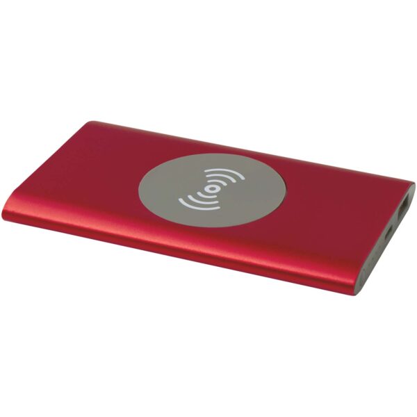Batería externa inalámbrica tipo C de aluminio reciclado de 4000 mAh "Juice" - Imagen 2