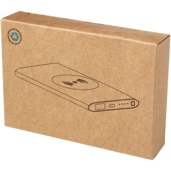 Batería externa inalámbrica tipo C de aluminio reciclado de 4000 mAh "Juice" - Imagen 4
