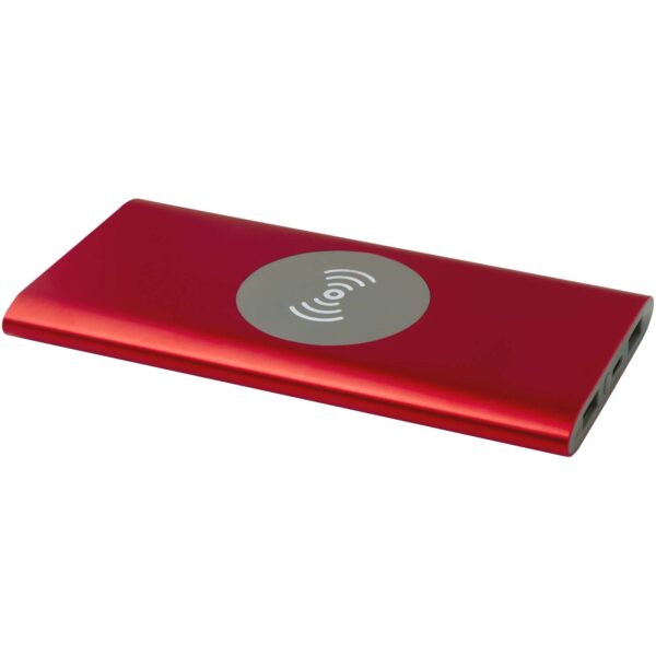 Batería externa inalámbrica tipo C de aluminio reciclado de 8000 mAh "Juice" - Imagen 2