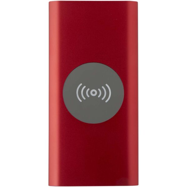 Batería externa inalámbrica tipo C de aluminio reciclado de 8000 mAh "Juice" - Imagen 5