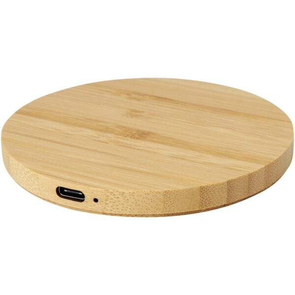 Base de carga inalámbrica de bambú de 15 W "Essence" - Imagen 9