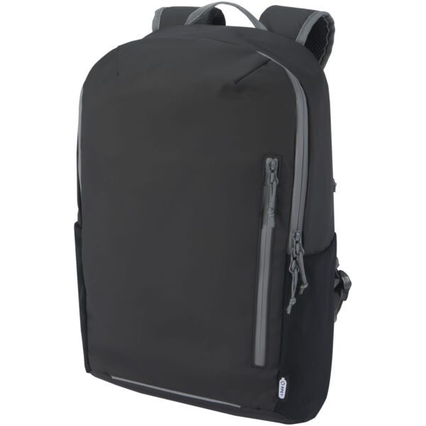 Mochila para portátil de 15" de material reciclado GRS resistente al agua de 21 l "Aqua" - Imagen 2
