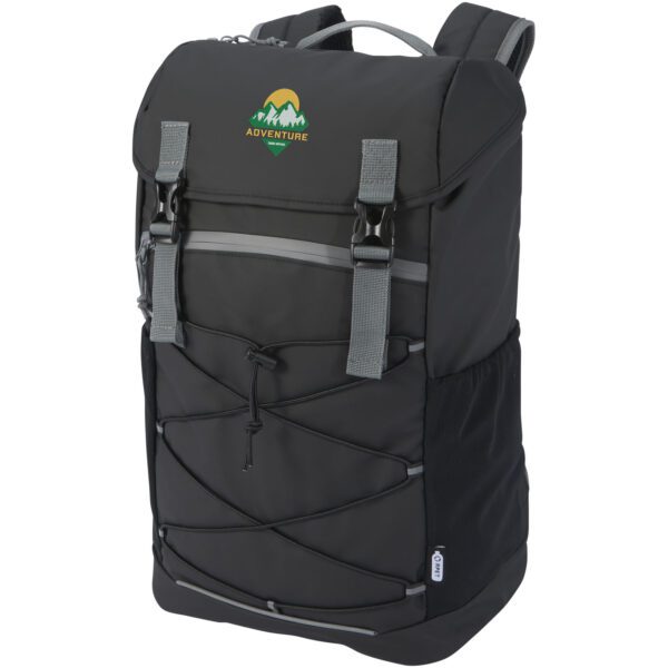 Mochila para portátil de 15,6" de material reciclado GRS resistente al agua de 23 l "Aqua" - Imagen 3