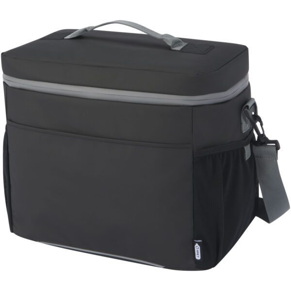 Bolsa isotérmica de 22 l para 20 latas de material reciclado GRS resistente al agua "Aqua" - Imagen 2