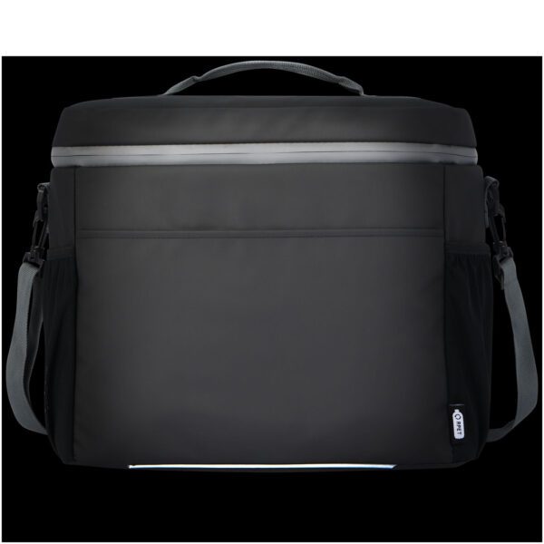 Bolsa isotérmica de 22 l para 20 latas de material reciclado GRS resistente al agua "Aqua" - Imagen 7