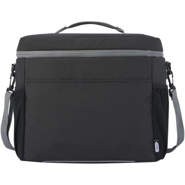 Bolsa isotérmica de 22 l para 20 latas de material reciclado GRS resistente al agua "Aqua" - Imagen 5